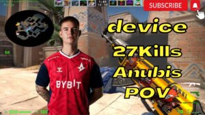device 27Kills Anubis POV @ FACEIT ranked 2022.11.30 - CSGO POV