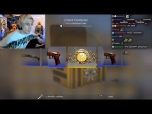 xQc Unboxes CS:GO Cases