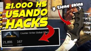 ¡21.000 HORAS JUGANDO AL CSGO CON HACKS! | RIP SKINS 😭