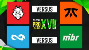 ESL PRO LEAGUE - S17 - Grupa A -  G2 Esports vs fnatic | Eternal Fire vs MIBR - TV Arena Esport