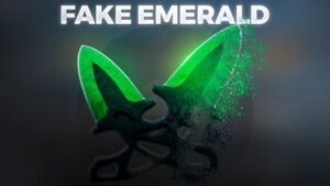 Ganhei uma FACA e ela veio "FAKE EMERALD" no CSGO 😱🤑