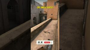 OFF ANGLE BOOST DUST 2 #shorts #csgo