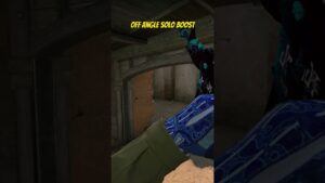 OFF ANGLE SOLO BOOST ON DUST 2 #shorts #csgo