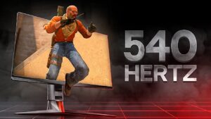 é real, estou impressionado... NOVO MONITOR 540hz c/ FLUIDEZ IMPRESIONANTE (sensação única no CS:GO)