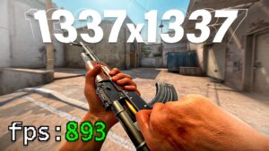 1337x1337... Resolução ULTRA LEVE que AUMENTOU MUITO meu FPS no CS:GO