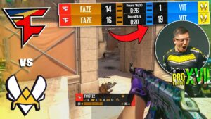 CRAZY COMEBACK! FaZe x Vitality - HIGHLIGHTS • ESL Pro League S17 | CSGO