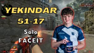 CSGO POV | YEKINDAR solo Queue 51 Kills no overtime (ancient) | FACEIT Ranked | Mar 11, 2023