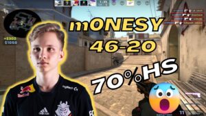CSGO POV | m0NESY (46-20) 70%HS (mirage) | FACEIT Ranked | Mar 14, 2023