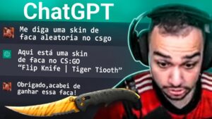 Desafiei o ChatGPT para ganhar SKINS de CSGO e o resultado foi surpreendente!