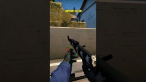 INVISIBLE FLASH ON INFERNO #shorts #csgo