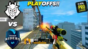 PLAYOFFS!! - G2 vs Movistar Riders - HIGHLIGHTS - ESL Pro League | CSGO