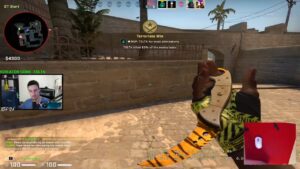 TGLTN gets his first rank in CS:GO live on stream