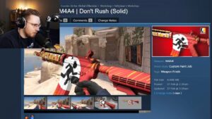 ohnepixel SHOCKED by csgo workshop skin