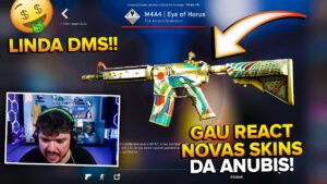 GAULES REAGINDO AS NOVAS SKINS DA ANUBIS DO CSGO!