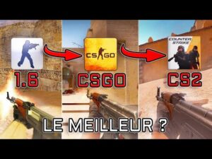 L'évolution de Counter strike. CS 1.6 vs CSGO vs CS2. tout à changé