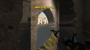 MIRAGE OR DUST 2 ONE WAY #shorts #csgo