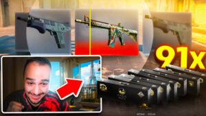 Abri 91 CAIXAS do MAJOR CSGO 2023 em PARIS ( Veio a AWP Hidra? )