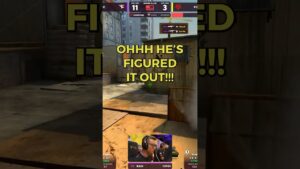 GIGACHAD RAIN 3V1 & DEFUSE ON OVERPASS!! #csgo #shorts