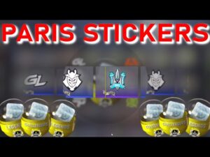 OPENING ONE OF EVERY NEW PARIS STICKER CAPSULE (CSGO UPDATE)