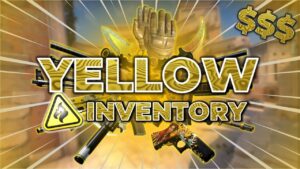 The ULTIMATE Yellow Themed Inventory in CSGO! (Skins, Knife & Gloves!)