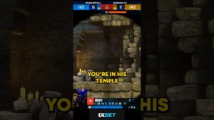 BROKY'S TEMPLE!! INSANE 1V2 CLUTCH #csgo #shorts