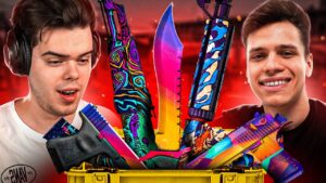 ИГРАЕМ С ТЕМ ЧТО ВЫПАДЕТ ИЗ КЕЙСА В CS:GO ft. Aunkere