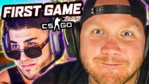 NICKMERCS FIRST GAME OF CSGO EVER...