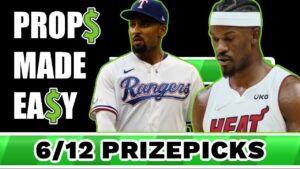 PRIZEPICKS TODAY 6/12 : NBA , NHL , MLB , WNBA , CSGO , SOCCER