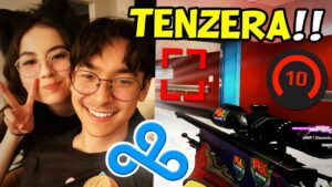 TENZ CSGO RETURN KEEPS GOING!? - Level 10 FACEIT w/ Fans POV Demo | CLOUD9 TENZERA 2023!?