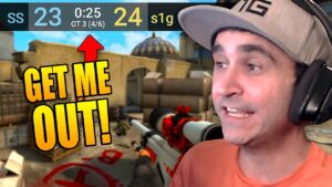 THE MOST INTENSE GAME OF CSGO I'VE EVER PLAYED