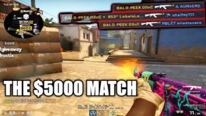 WE PLAYED THIS MATCH FOR $5000