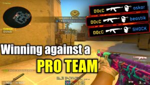 WINNING AGAINST A PRO TEAM