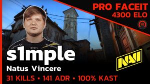 s1mple NAVI GOES INSANEO!🔥 (INFERNO) FACEIT LVL 10 / CSGO POV / Jun 7, 2023