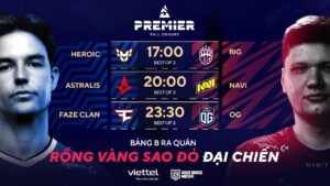 🏆 BLAST Premier Fall Group - Ngày 2 | Rồng Vàng Sao Đỏ đại chiến - Siêu kinh điển hay siêu kinh dị?