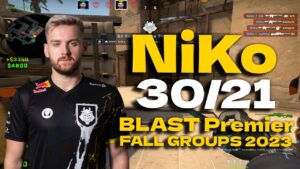 CSGO POV G2 NiKo (30/21) vs NAVI (MIRAGE) @ BLAST Premier Fall Groups 2023
