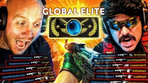 GETTING DR DISRESPECT GLOBAL IN CSGO TODAY