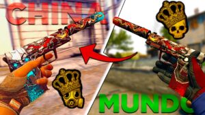 MICHEL REAGE TODAS AS SKINS E STICKERS DO CSGO C3NS*RAD0S NA CHINA! FICARAM MAIS BONITOS?