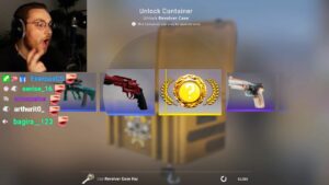 ohnepixel shocked by Anomaly's Luckiest Unlucky Case Opening