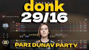 CSGO POV Spirit donk (29/16) vs 1WIN (MIRAGE) @ PARI Dunav Party 2023