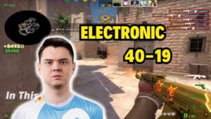 【CSGO POV】electronic (40-19) (Anubis) FACEIT Ranked | Aug 27, 2023