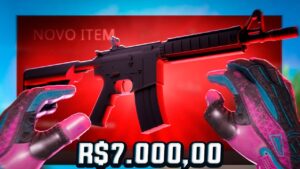 Ganhei uma M4A4 SUPER RARA de R$7.000,00 no CSGO !! VAMOOOOOS