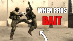 WHEN CS:GO PROS USE THEIR TEAMMATES AS BAIT!