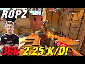 ropz insane 67% & 2.25 K/D FACEIT mirage game CSGO ropz POV !😳