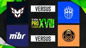 ESL PRO LEAGUE - S18 - Grupa B - Heroic vs BIG | ENCE vs MIBR