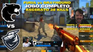 FURIA vs GRAYHOUND - JOGO COMPLETO (Todos os Mapas) ESL Pro League Season 18