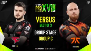 FaZe Clan vs Fnatic [BO3] | GROUP C DAY 2 | ESL Pro League S18 [ENG/FIL]