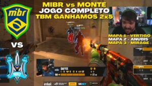 MIBR vs MONTE - JOGO COMPLETO (Todos os Mapas) ESL Pro League Season 18