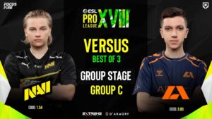 NAVI vs Apeks [BO3] | GROUP C DAY 2 | ESL Pro League S18 [ENG/FIL]