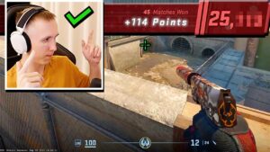 ROPZ RANKS UP RED (25 000+) RANK IN CS2 PREMIER MODE!!