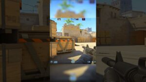 CSGO m4 1v4 clutch #cs2 #csgo #shorts